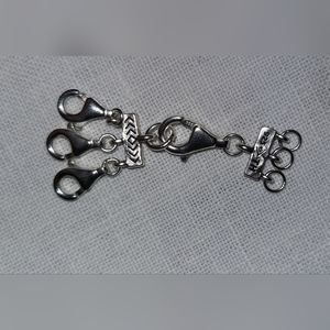 Silpada sterling silver 3 strand chain connecter